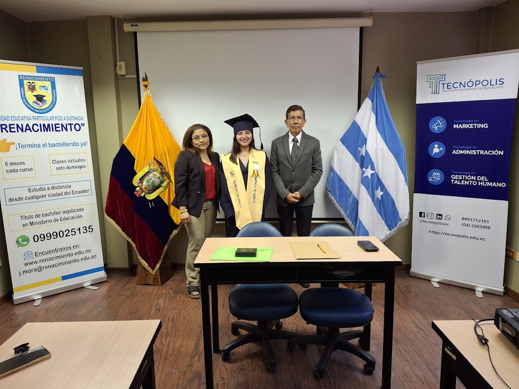 Unidad Educativa Particular PCEI a Distancia &quot;Renacimiento&quot; y el Instituto Superior Tecnológico Tecnópolis celebran emotiva ceremonia de graduación  La Unidad Educativa Particular PCEI a distancia &quot;Renacimiento&quot;, en convenio con el Ins
