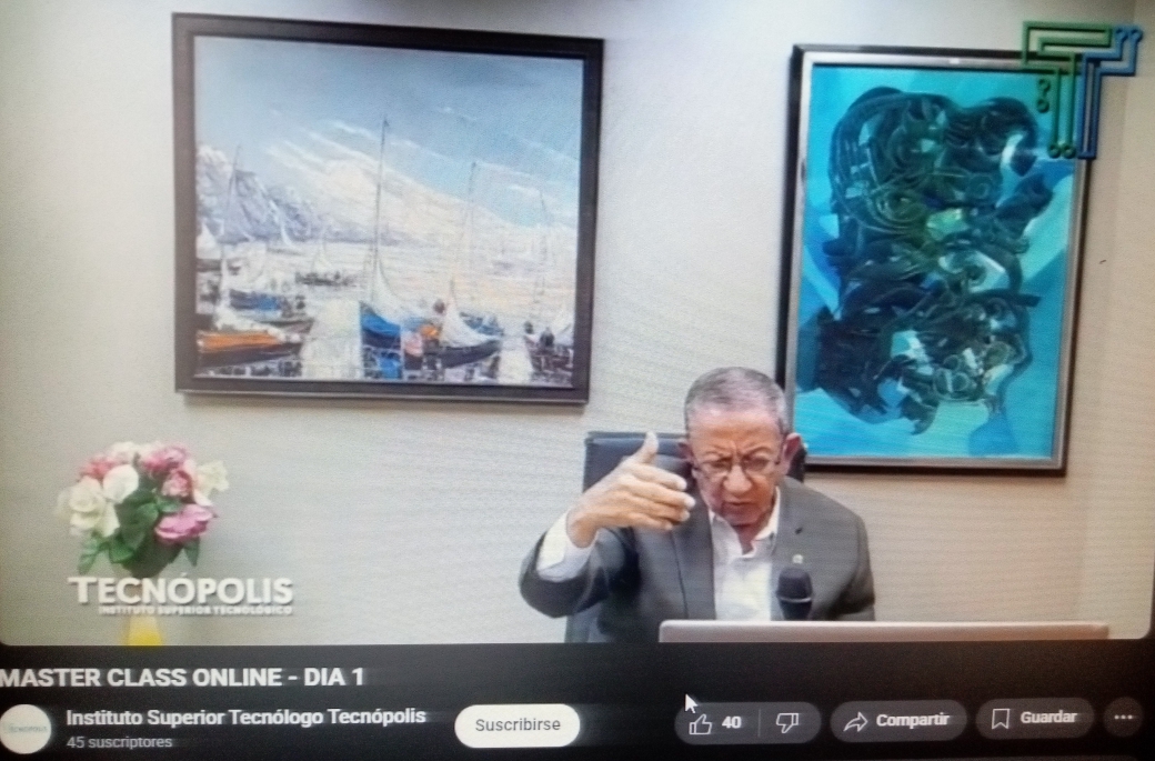 Éxito en el primer día de MasterClass que realiza el Instituto Superior Tecnológico Tecnópolis
