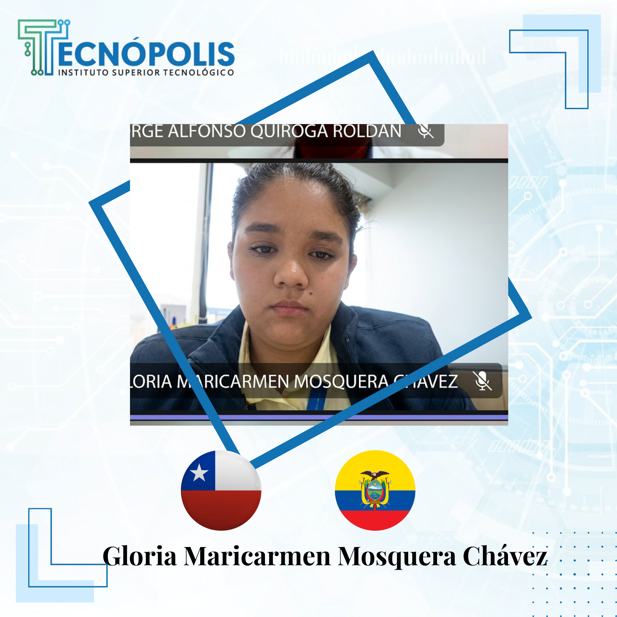 Estudiante becario culmina su formación académica tras destacada trayectoria desde Chile